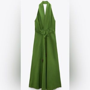 Linen blend wrap dress! Zara  . Size M